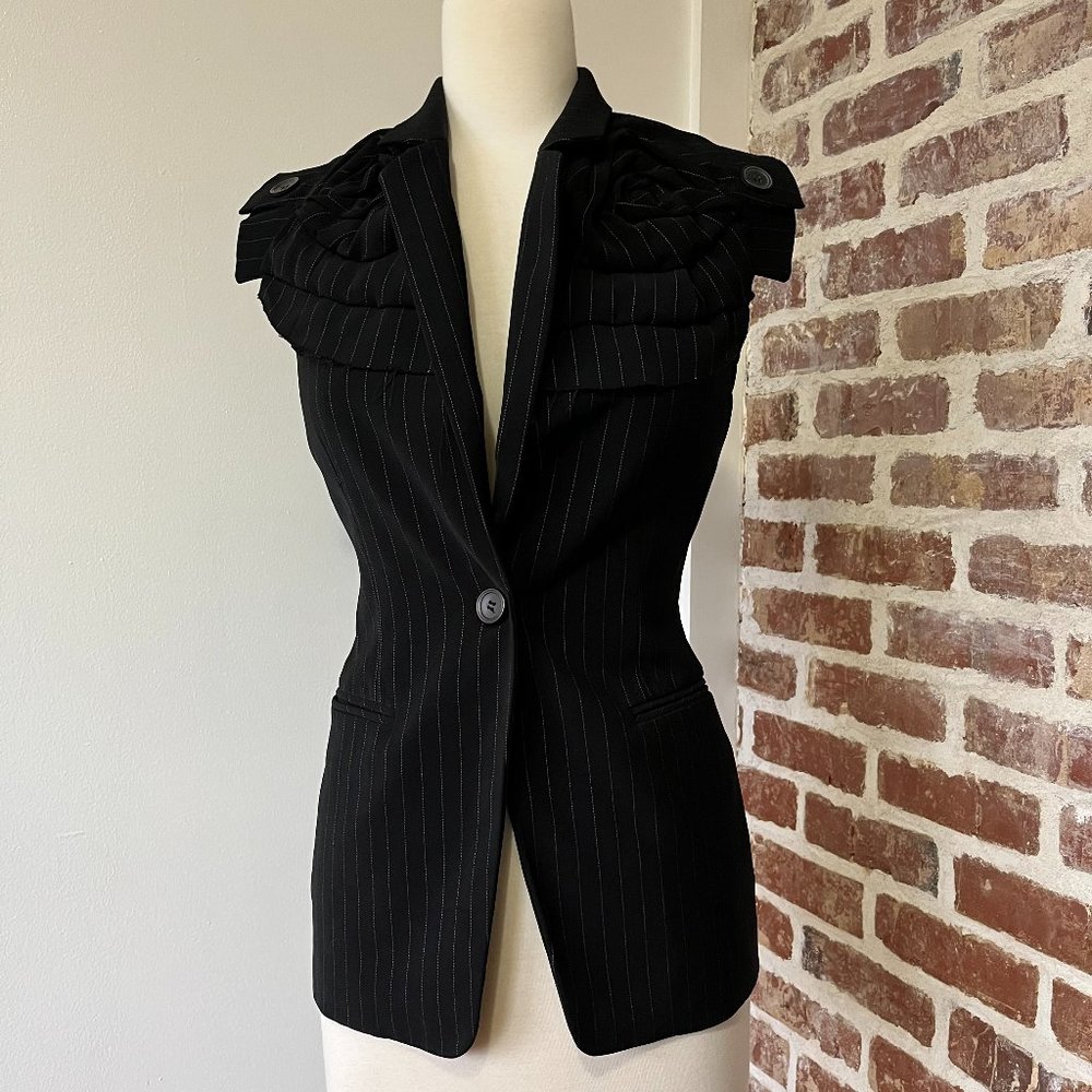 One of a Kind Repurposed Blazer Vest